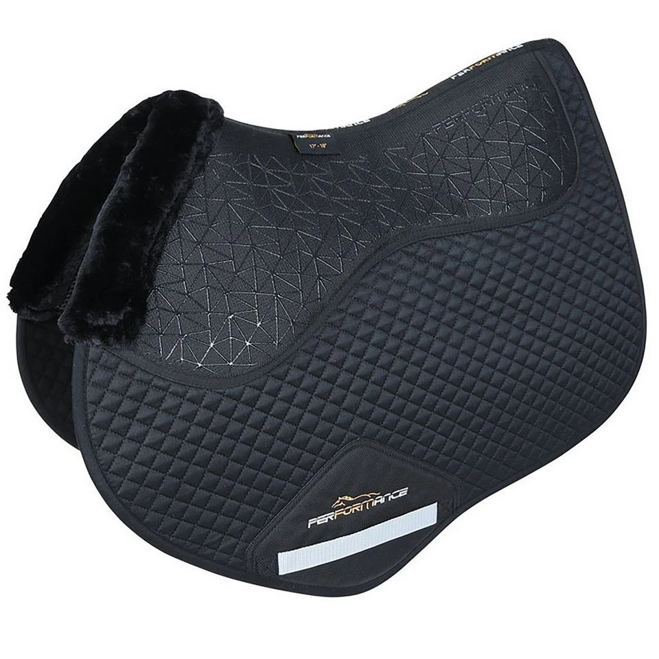 Performance Fusion Jump Saddle Cloth In Black 2 Performance Fusion Jump Saddle Cloth In Black - Image 2