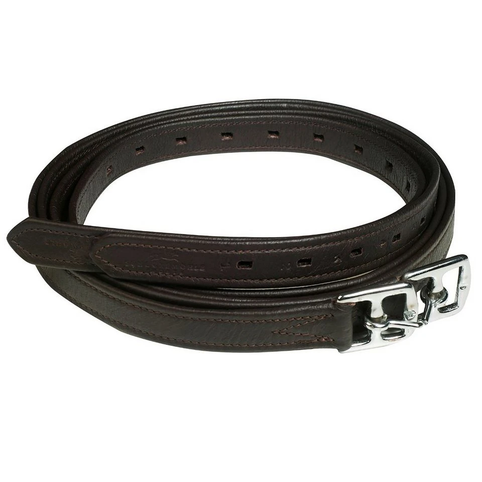 Colorado Soft Stirrup Leathers In Espresso 2 Colorado Soft Stirrup Leathers In Espresso - Image 2