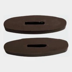 Roma Rubber Rein Stops Brown