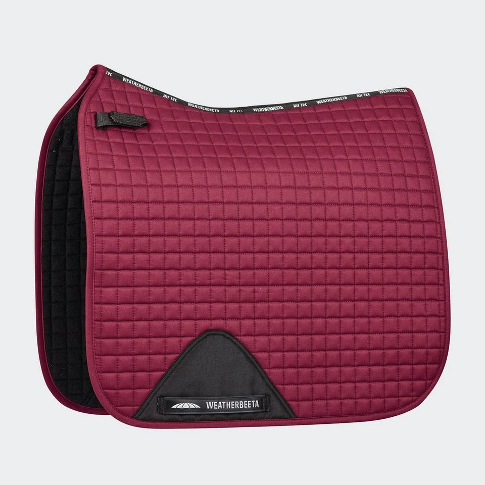 Weatherbeeta Prime Dressage Saddle Pad Maroon 1 Weatherbeeta Prime Dressage Saddle Pad Maroon