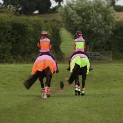 Charlotte Dujardin Multi-Coloured Quarter Sheet Pink/Orange -Equestrian Equipment Store go 527734 c