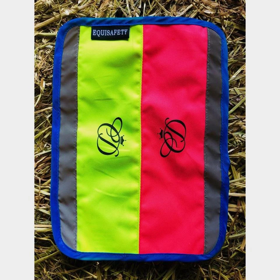 Charlotte Dujardin Multi-Coloured Nose Band Pink/Yellow 1 Charlotte Dujardin Multi-Coloured Nose Band Pink/Yellow