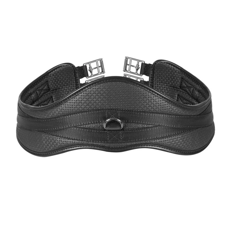 Anti-Chafe Anatomic Elasticated GP Girth In Black 2 Anti-Chafe Anatomic Elasticated GP Girth In Black - Image 2